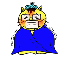 Tora-cat? sticker #2456348