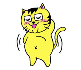 Tora-cat? sticker #2456353