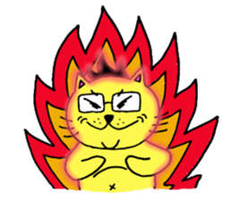 Tora-cat? sticker #2456354