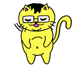 Tora-cat? sticker #2456357