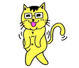 Tora-cat? sticker #2456360