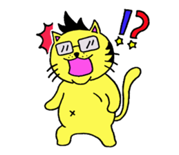 Tora-cat? sticker #2456362