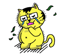 Tora-cat? sticker #2456365