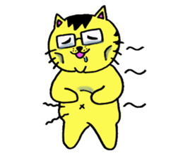 Tora-cat? sticker #2456366