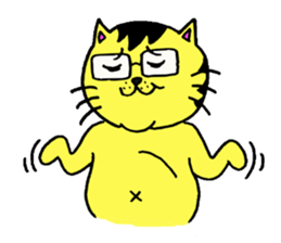 Tora-cat? sticker #2456367