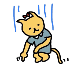 Sales pretty cat sticker #2456591