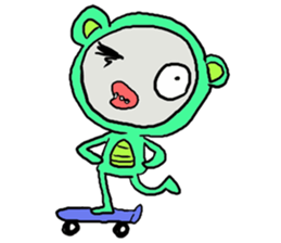 Pinko the Bear boy sticker #2456648