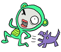 Pinko the Bear boy sticker #2456649