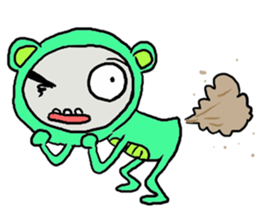 Pinko the Bear boy sticker #2456650