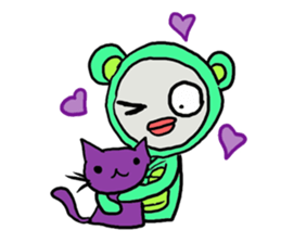 Pinko the Bear boy sticker #2456653