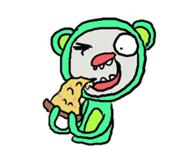 Pinko the Bear boy sticker #2456655