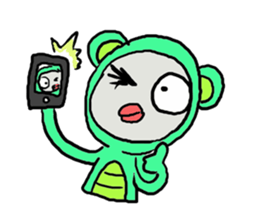 Pinko the Bear boy sticker #2456656