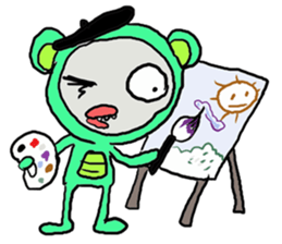 Pinko the Bear boy sticker #2456657