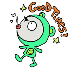 Pinko the Bear boy sticker #2456658