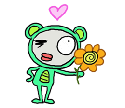 Pinko the Bear boy sticker #2456665