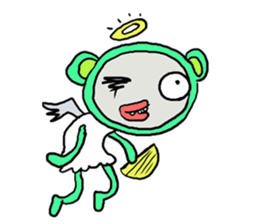 Pinko the Bear boy sticker #2456667