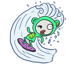 Pinko the Bear boy sticker #2456668