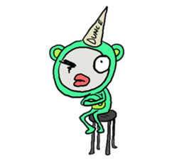 Pinko the Bear boy sticker #2456669