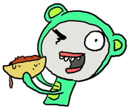 Pinko the Bear boy sticker #2456670