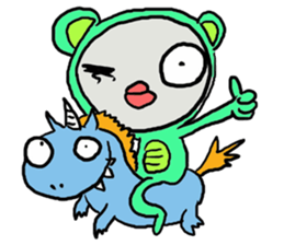 Pinko the Bear boy sticker #2456673