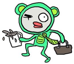 Pinko the Bear boy sticker #2456674