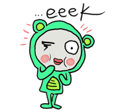 Pinko the Bear boy sticker #2456676