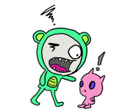 Pinko the Bear boy sticker #2456677