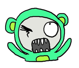 Pinko the Bear boy sticker #2456679