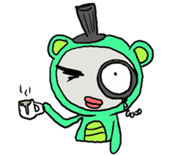 Pinko the Bear boy sticker #2456683