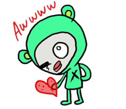 Pinko the Bear boy sticker #2456684