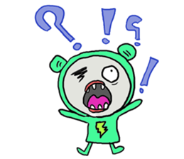 Pinko the Bear boy sticker #2456685