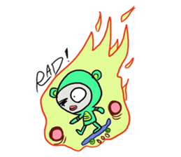 Pinko the Bear boy sticker #2456686