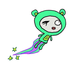 Pinko the Bear boy sticker #2456687