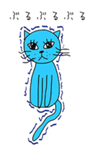 pink cat and little tortoiseshell cat sticker #2456825