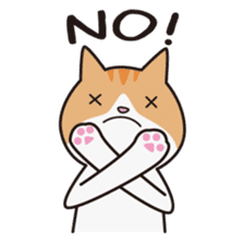 Naughty cat(English Ver.) sticker #2457173