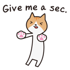 Naughty cat(English Ver.) sticker #2457194