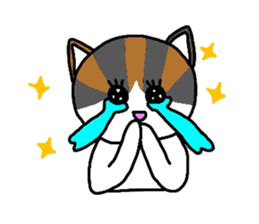 Mi-chan calico cat sticker #2457956