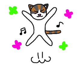 Mi-chan calico cat sticker #2457957
