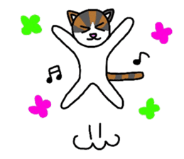 Mi-chan calico cat sticker #2457957
