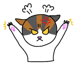 Mi-chan calico cat sticker #2457966