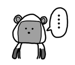 Rice ball Raccoon dog 2 sticker #2458933