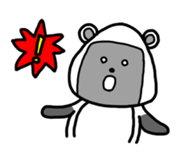 Rice ball Raccoon dog 2 sticker #2458938