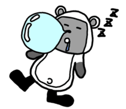 Rice ball Raccoon dog 2 sticker #2458951