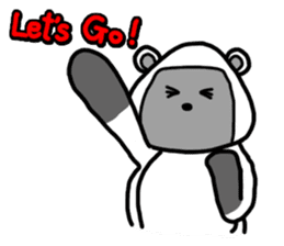 Rice ball Raccoon dog 2 sticker #2458953