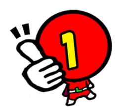 5colors Numbers1 sticker #2459221