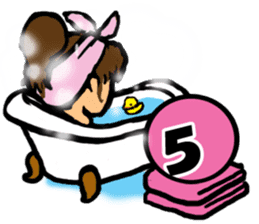 5colors Numbers1 sticker #2459232