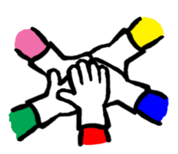 5colors Numbers1 sticker #2459239