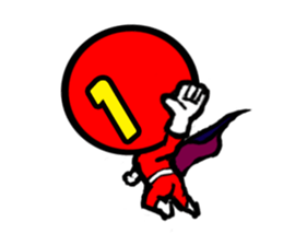 5colors Numbers1 sticker #2459241