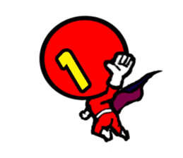 5colors Numbers1 sticker #2459241