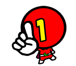 5colors Numbers1 sticker #2459242